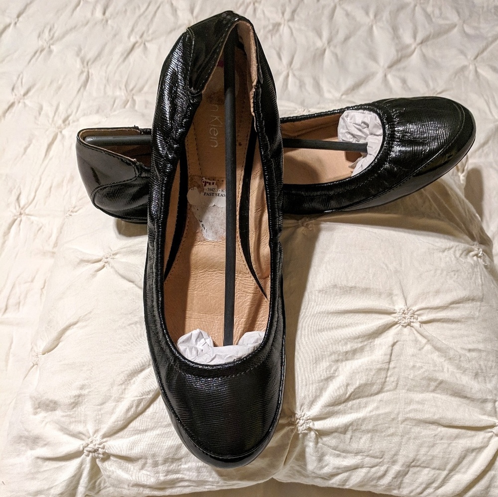 ⚡CALVIN KLEIN Black Ballet Flat Shoe ☑️